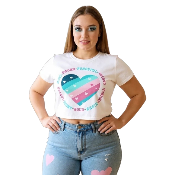 Transgender Trans Pride Cropped T-Shirt - Picture 9 of 12